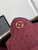 LV M87312 Louis Vuitton Ostrich Capucines Mini Wine Red