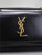 YSL 533026 Sunset chain wallet in smooth leather Black