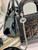Dior Mini Lady Dior Bag M0505 Black Patent Cannage Calfskin Silver