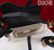 Dior M0455 Saddle Bag With Strap plain weave White and Black Calfskin M0456