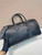 Prada 2VC048 Leather duffel bag Black