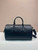 Prada 2VC048 Leather duffel bag Black
