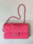 Chanel A01112 Flap Classic 11.12 Handbag Calfskin Sewing Edge Pink