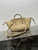 Celine 124213 SMALL NEW LUGGAGE IN SUPPLE Suede Leather Apricot