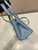 Prada 1BA457 Medium Prada Galleria leather bag Blue