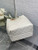 Dior M2836 Medium Dior Toujours Vertical Tote Bag White Macrocannage Calfskin