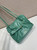 Prada 1BG586 Green Small Prada Dada nappa leather bag
