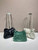 Prada 1BG586 Green Small Prada Dada nappa leather bag