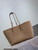 YSL 600281 Shopping Saint Laurent in Suede Lamb wool Sand