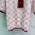 Gucci Women jacquard full-length GG wool short-sleeved top G85270