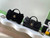 Chanel AS5849 Mini Bow Bag Velvet-Effect Nylon & Gold-Tone Metal  Black