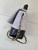 Chanel Large Flap Bag With Top Handle Suede Calfskin Shiny Lambskin AS5637 Gray