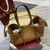 Gucci 815214 GG Emblem medium Tote Bag Brown GG leather