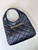 Chanel 25SS Hobo Bag Shiny Lambskin & Gold-Tone Metal AS5411 Black