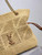 YSL 833948 JAMIE 4.3 Small SHOPPING in Raffia & leather Nature