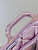 Chanel Large Flap Bag With Top Handle Metallic Mirror Calfskin & Gold-Tone Metal AS5807 Light purple