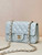 Chanel A69900 Mini Flap Bag Lambskin Light Blue AS1116