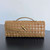 Bottega Veneta BV 741511 Long Clutch Andiamo With Handle Emerald Sand Suede