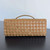 Bottega Veneta BV 741511 Long Clutch Andiamo With Handle Emerald Sand Suede