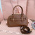 MiuMiu 5BB169 Aventure nappa leather top-handle bag Brown