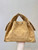 Chanel AS5293 Small Hobo Suede & Gold-Tone Metal khaki