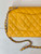 Chanel A01112 Flap Classic 11.12 Handbag Calfskin Sewing Edge Yellow