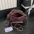 Chanel AS5220 Small Camera Case Bag Shiny Crumpled Lambskin & Gold-Tone Metal Dark Red