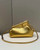 Fendi 8BP129 First Small Gold laminated leather bag 80018M