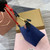 MiuMiu 5NE841 Gabardine Pouch Bag Blue