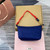 MiuMiu 5NE841 Gabardine Pouch Bag Blue