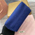 MiuMiu 5NE841 Gabardine Pouch Bag Blue