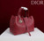 Dior M2821 Medium Dior Toujours Bag Wine Red Macrocannage Grained Calfskin