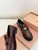 MiuMiu 5D773D Women's Leather loafers Miu8034