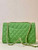 Chanel A01112 Flap Classic 11.12 Handbag Calfskin Green Gold