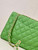 Chanel A01112 Flap Classic 11.12 Handbag Calfskin Green Gold