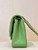 Chanel A01112 Flap Classic 11.12 Handbag Calfskin Green Gold