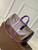 LV M46775 Louis Vuitton Keepall Bandoulière 50 Travel Bag Monogram Purple M12633