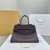 The Row W1255L72 Calfskin Margaux 15 Air buckled textured-leather tote T10992