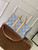 LV N40739 Louis Vuitton Keepall Bandoulière 50 Travel Bag Damier Blue