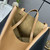 Loewe XL Puzzle Fold tote in shiny calfskin B933Q18X01 Apricot & Black