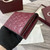 Gucci 847207 GG Emblem small wallet Rosso Ancora red GG leather