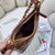 Chanel AS4922 Small Hobo Shiny Lambskin & Gold-Tone Metal Brown