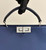 Fendi Peekaboo ISeeU Medium Navy Blue leather bag 7VA529
