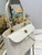 Dior M0737 Cigale top handle bag White