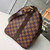 LV N41428 Louis Vuitton Keepall Bandoulière 45  Travel Bag Damier Ebene Canvas