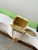 Chanel AP3941 25B  Small Vanity with Chain  Calfskin Gold-Tone Meta Yellow
