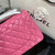 Chanel CF A01113 Classic Flap Bag in Lambskin Pink
