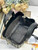 Dior M2821 Medium Dior Toujours Bag Black Tweed Embroidered diamond