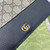 Gucci 497985 GG GG Marmont wallet on chain beige and Black leather