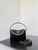 Balenciaga 7954562 Rodeo Handbag Mini in black smooth calfskin aged-Silver hardware